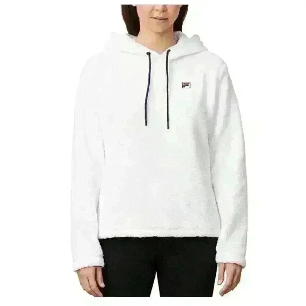 Fila Sz S Josephine Sherpa‎ Crop Super Soft Hoodie Pullover
